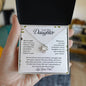 To My Daughter | Never Forget That I Love You - Love Knot Necklace