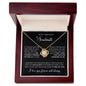 To My Beautiful Soulmate | I Love You, Forever & Always - Love Knot Necklace