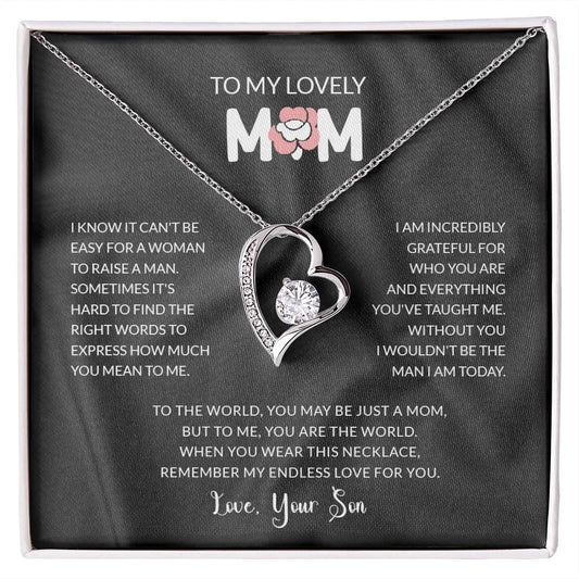 To My Lovely Mom | Forever Love Necklace